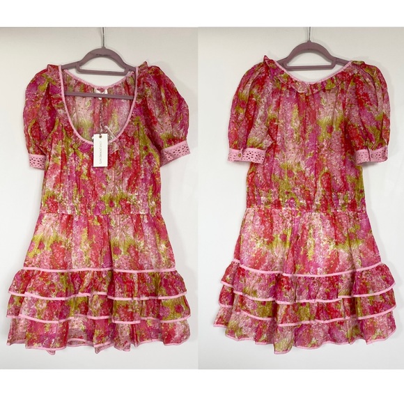 LoveShackFancy Safiya Mini Dress - Picture 7 of 14